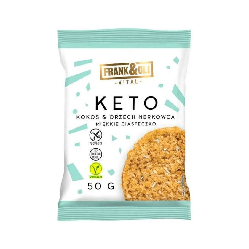 Keto Cookie Coconut & Cashew Nut 50g - Frank & Oli