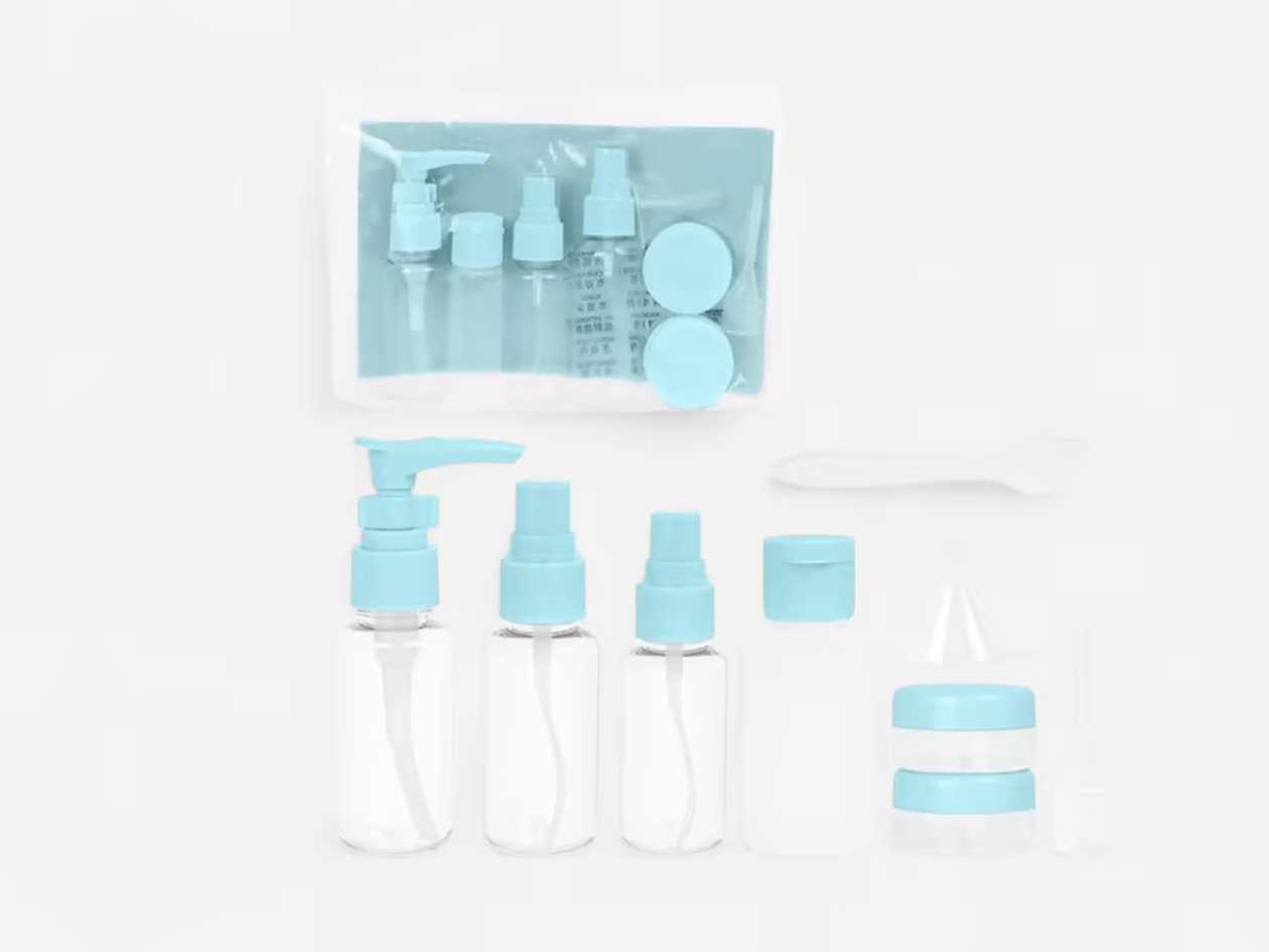 Travel Bottle Kit, blue