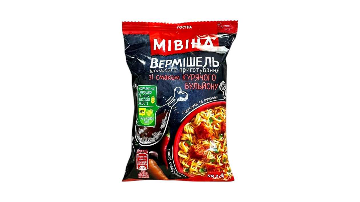 "MIVINA" Instant noodle with chicken bull spicy 59.2g