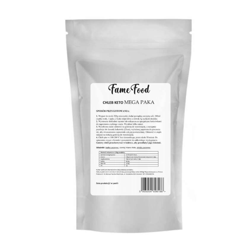 Keto Bread Baking Mix - 1000g - Fame Food