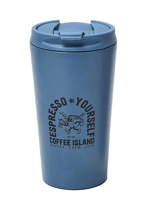 Coffee Explorer" Thermos  (Blue)