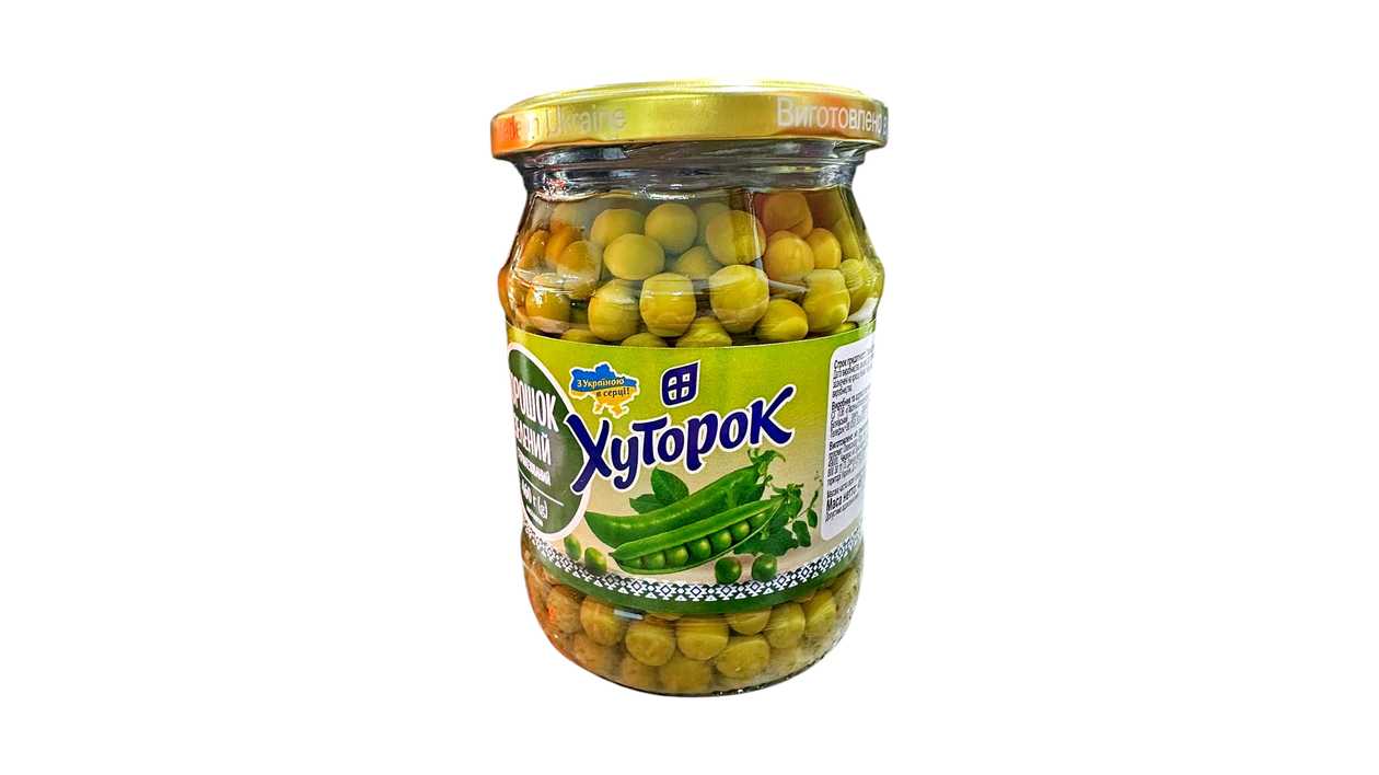 Зеленый горошек "ХУТОРОК" 460г