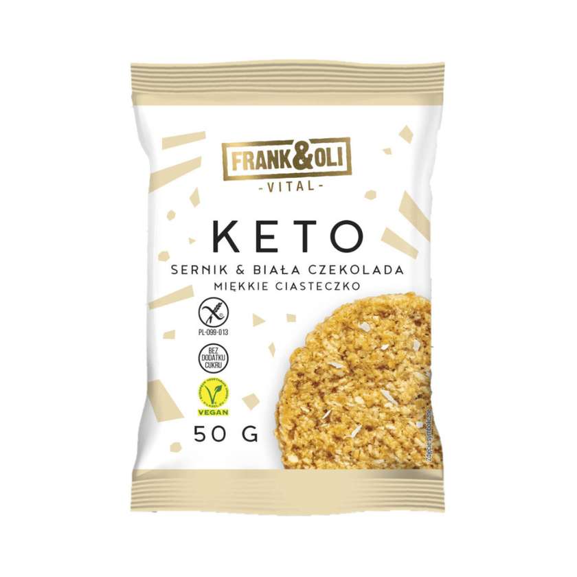 Keto Cheesecake & White Chocolate Cookie 50g - Frank & Oli