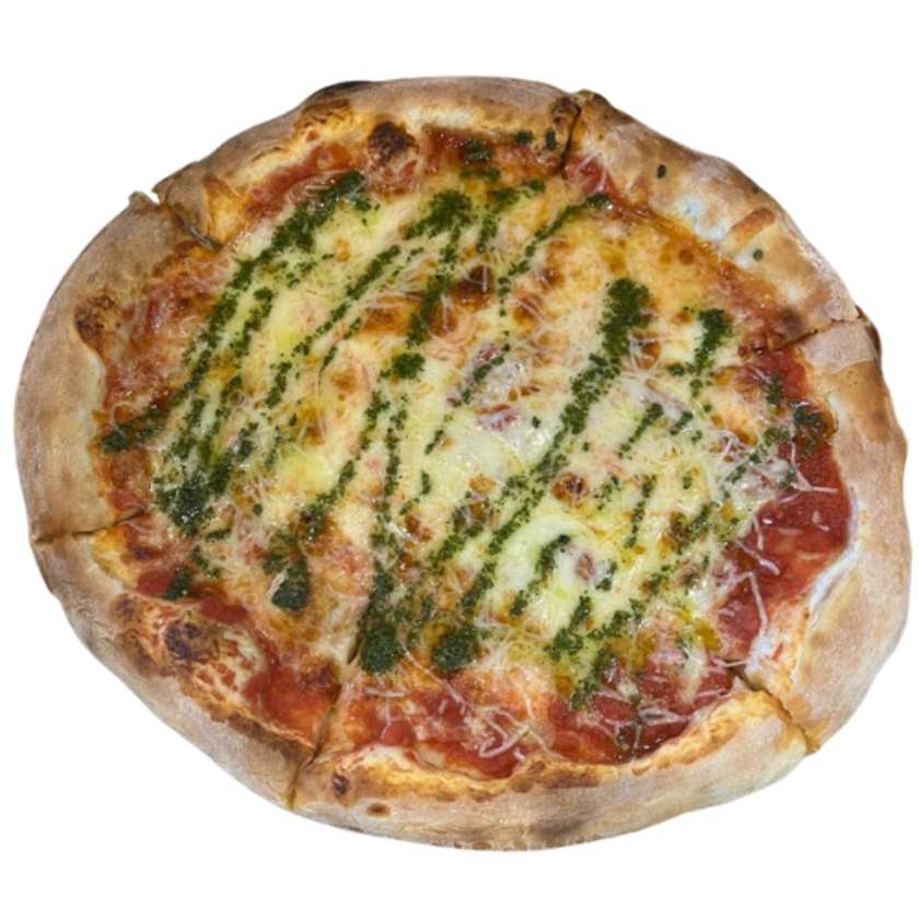 Margherita Pizza with Pesto
