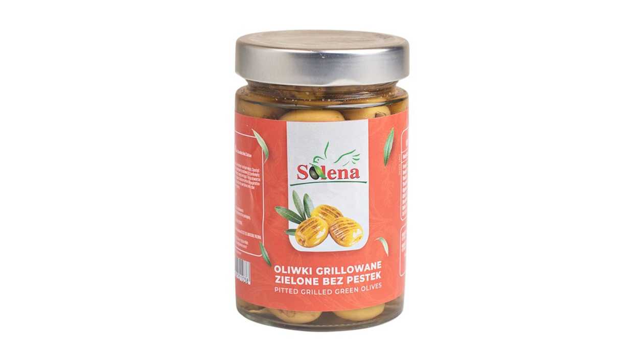 Solena Grilled Green Olives Pitted 315 g