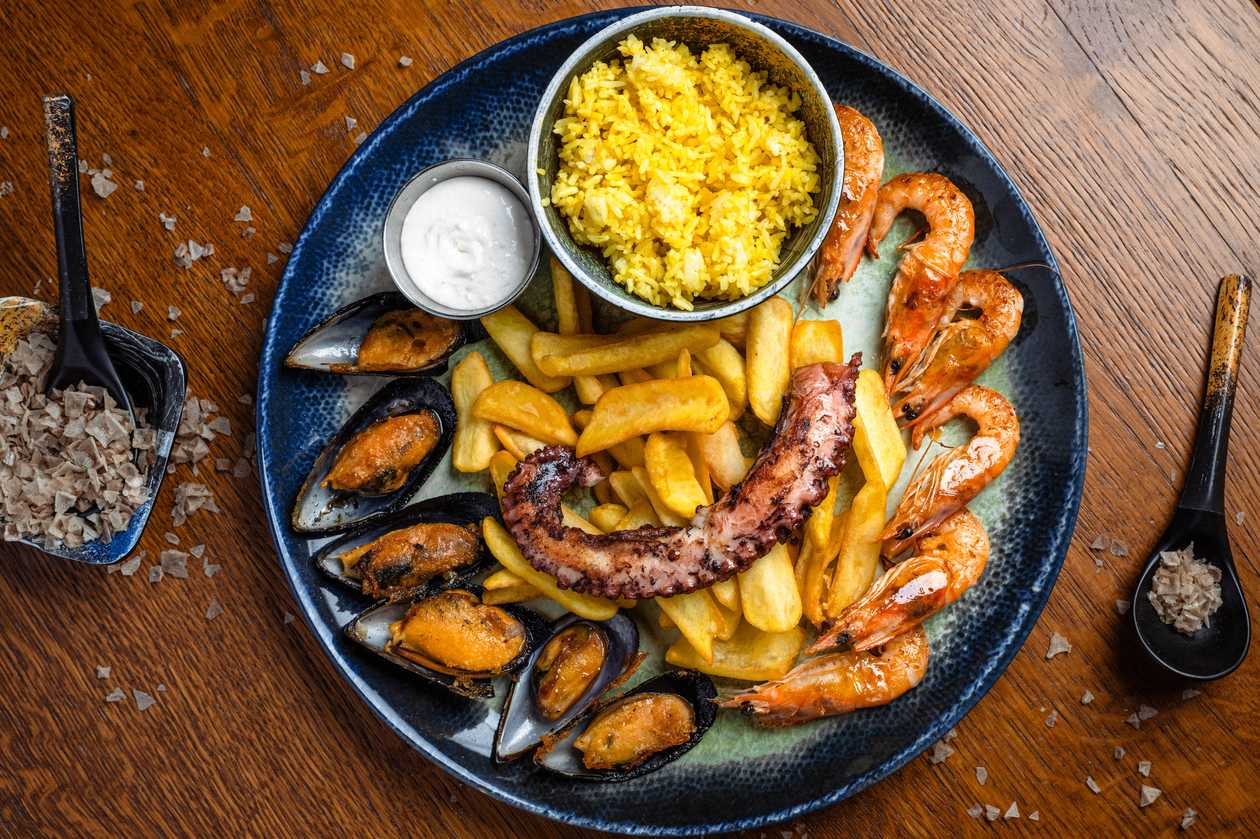 Combo 2 - Octopus & Shrimp & Mussels