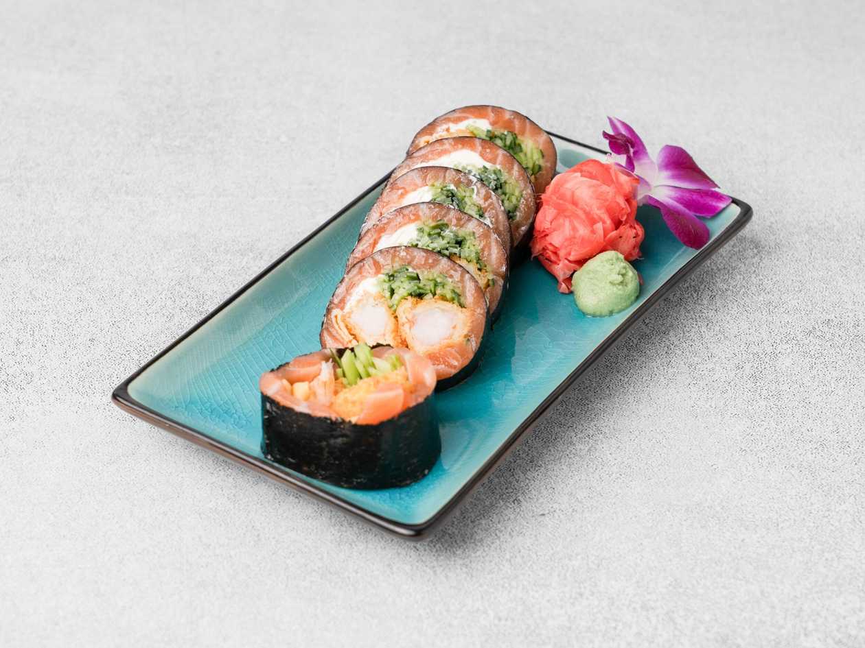 Norimaki ebi salmon
