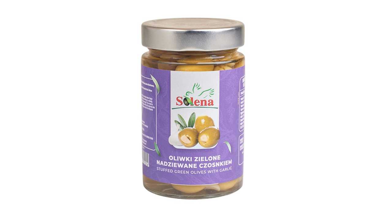 Solena Green Olives Stuffed with Garlic 315 g