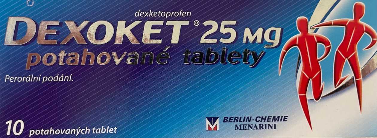 Dexoket 25mg 10 Tablets