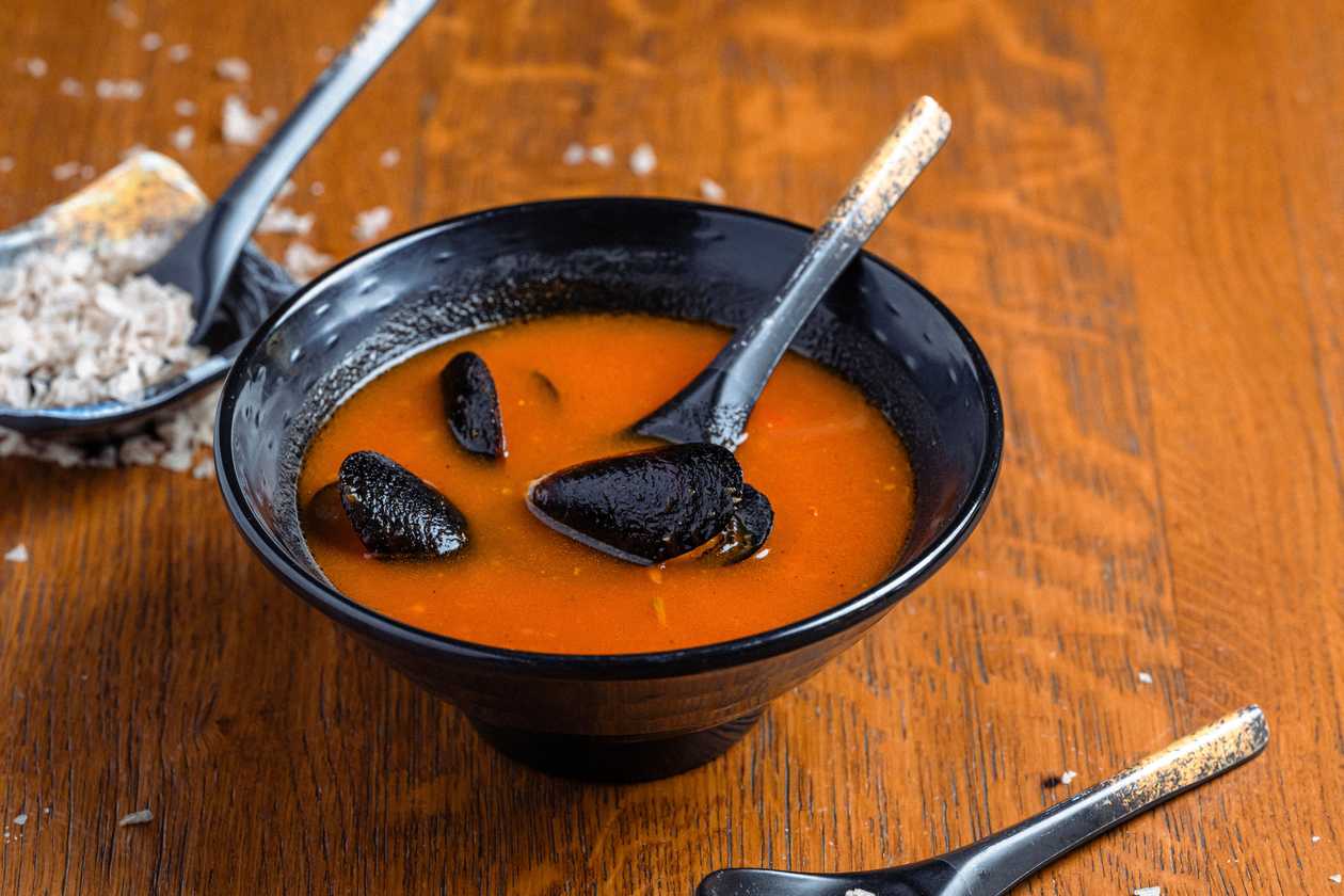 Supa miso cu fructe de mare