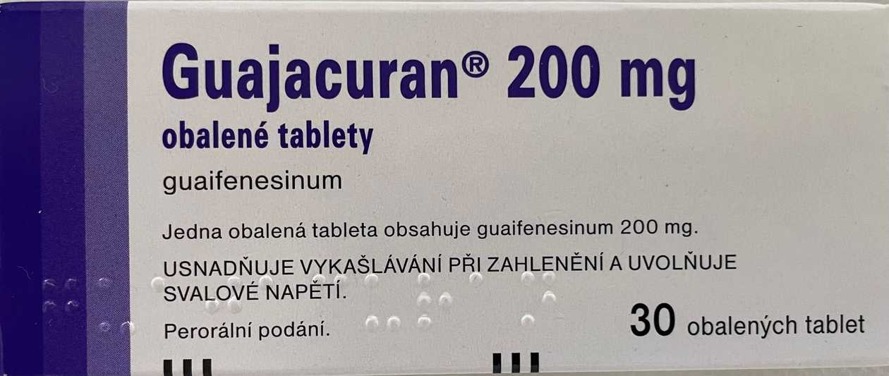 Guajacuran 200 mg 30 tablets