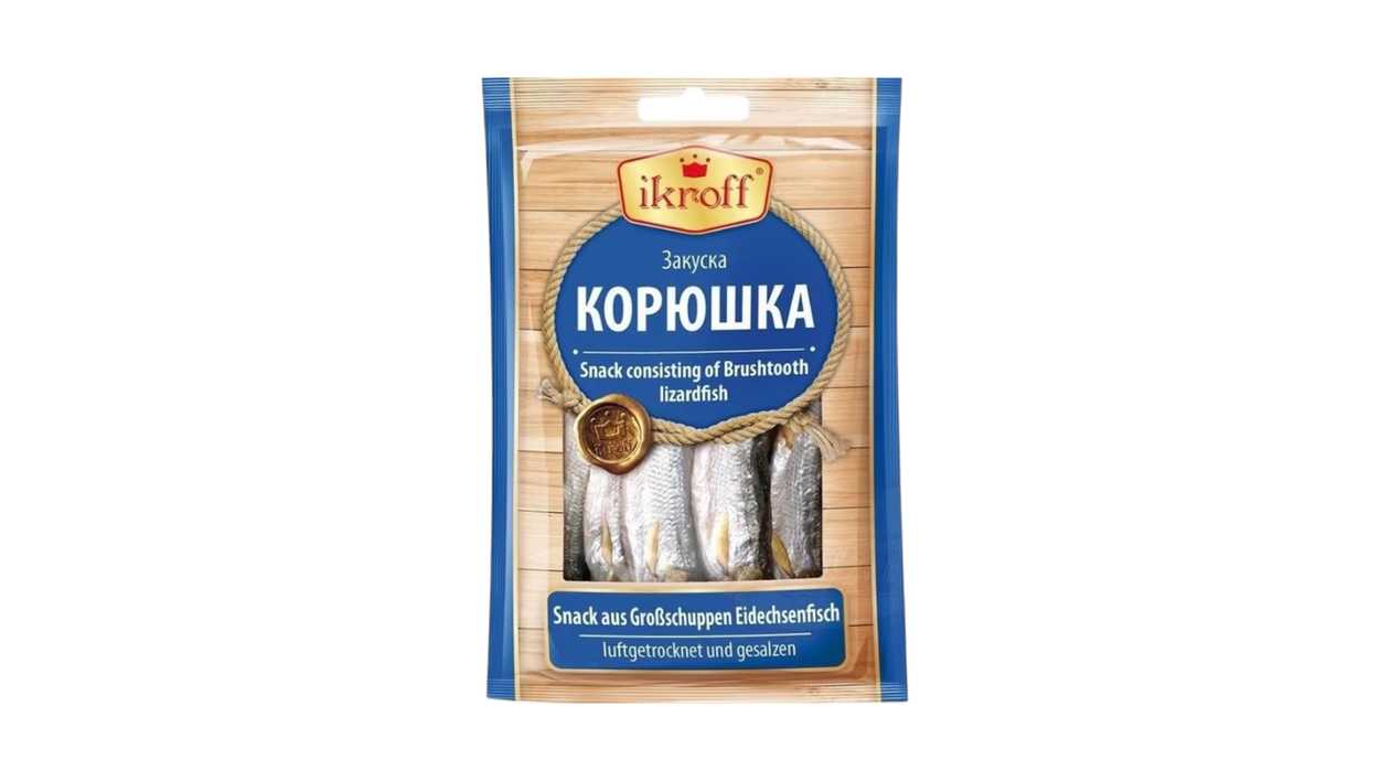 "IKROFF" снек корюшка 36г
