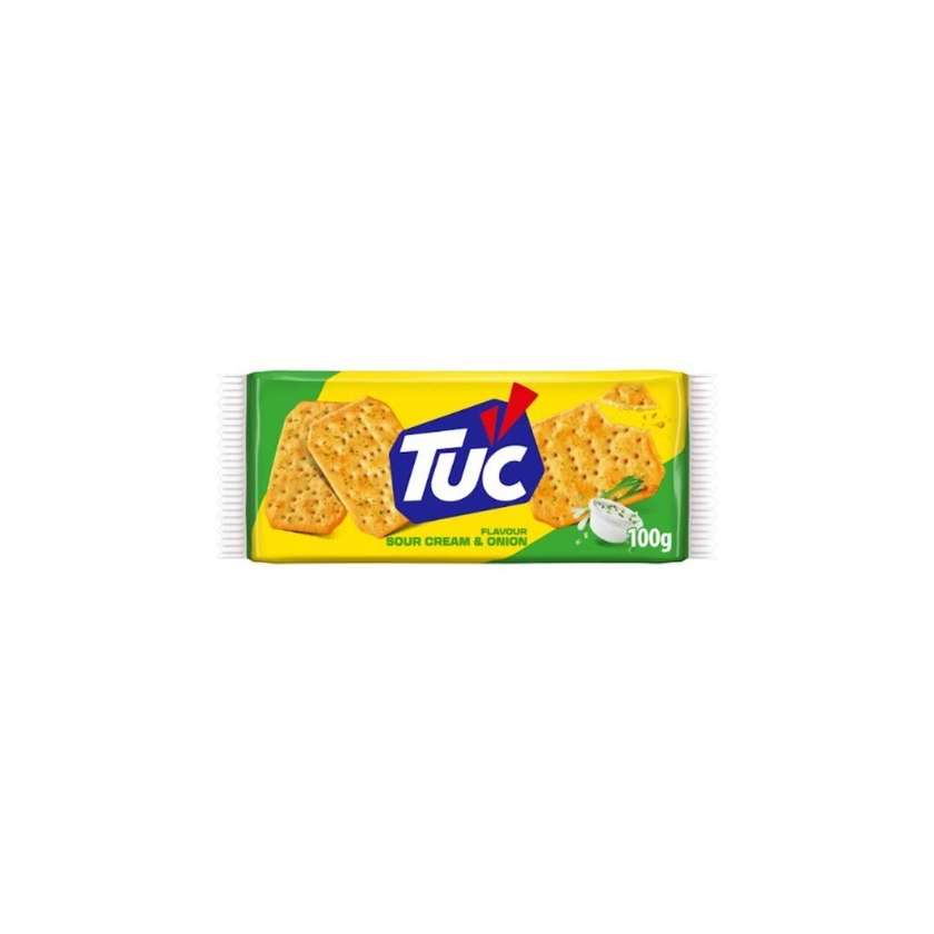 Grietinės ir svogūnų skonio krekeriai TUC sour cream & onion
