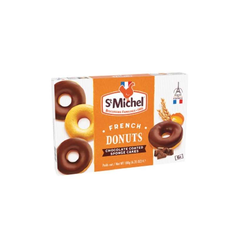 French Donuts Chocolate Coated. 180 g. 6 pcs.