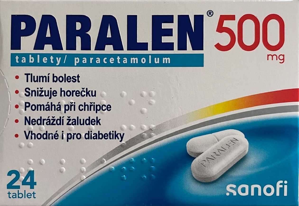 Paralen 500mg 24 tablets