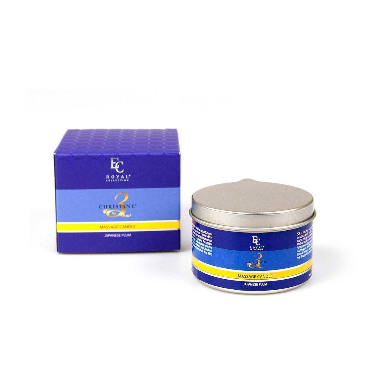 Masážna sviečka - Japanese Plum, 100 ml