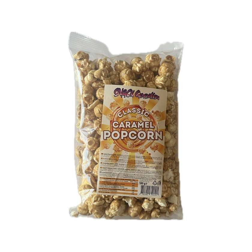 Spraginti kukuruzas CLASSIC su karamelės apvalkalu