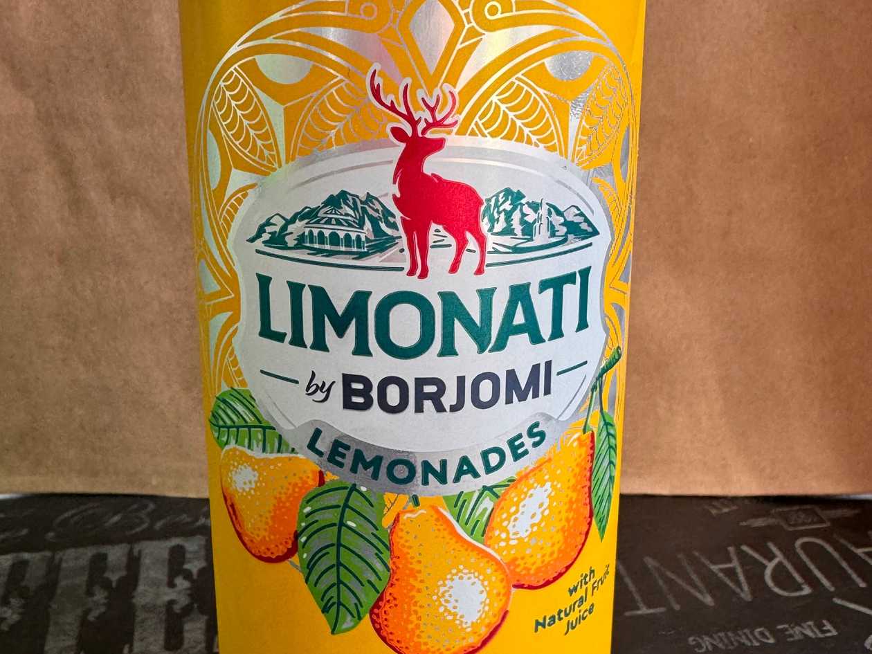 Borjomi Pear Flavored Lemonade