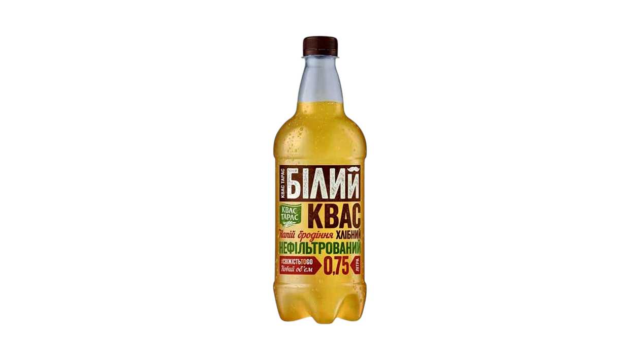 Белый квас "TARAS" 1,5 л