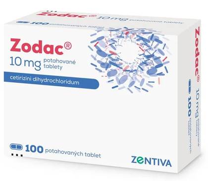 Zodac 10 mg 100 tablets.