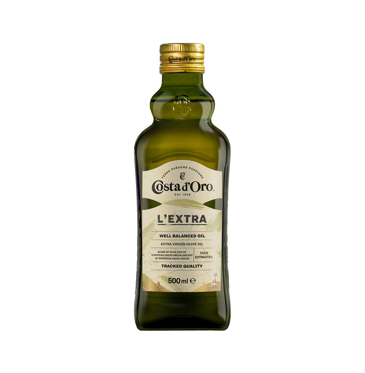 Costa D'Oro, Extra Virgin Olive Oil, 500 ml