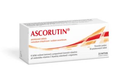Ascorutin 100 mg / 20 mg - 50 tablets