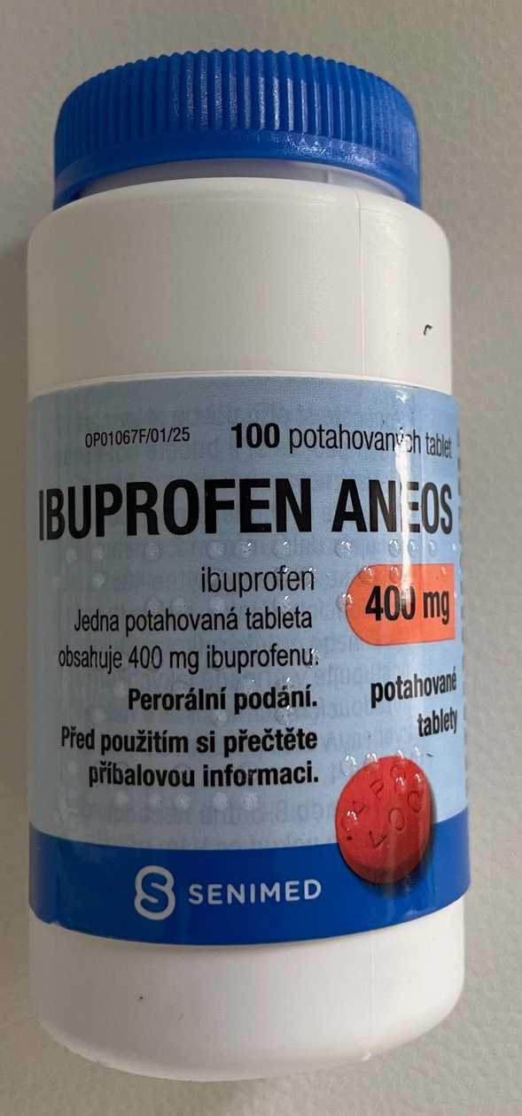 Ibuprofen ANEOS 400 mg 100 tablets