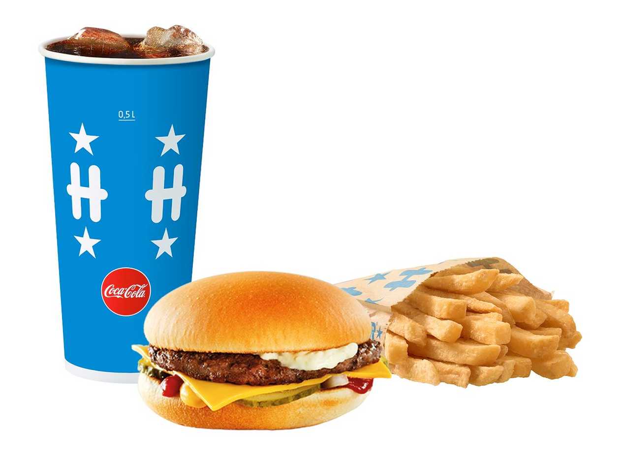 Large Cheeseburger Combo