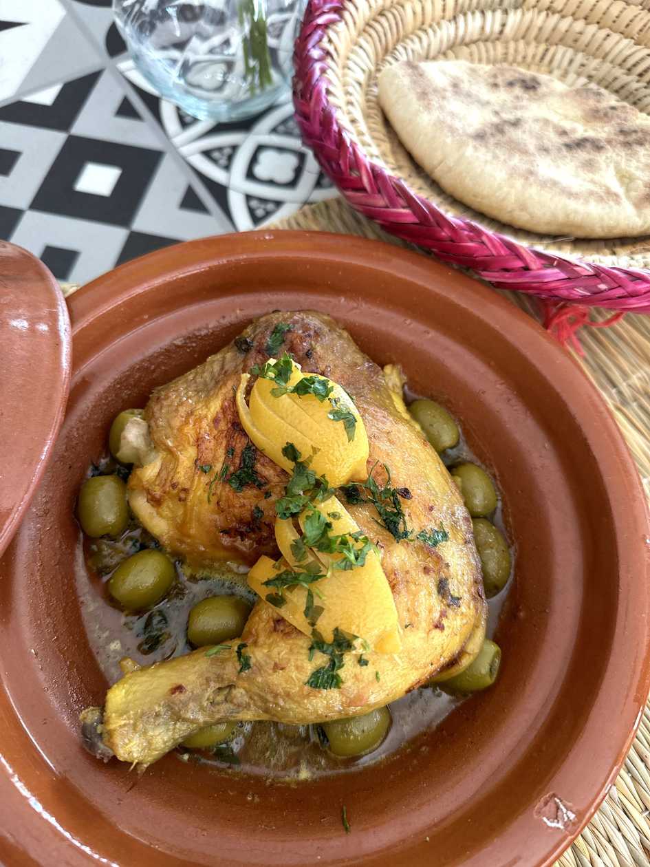 Tagine Chicken w/ preserved lemon & olives