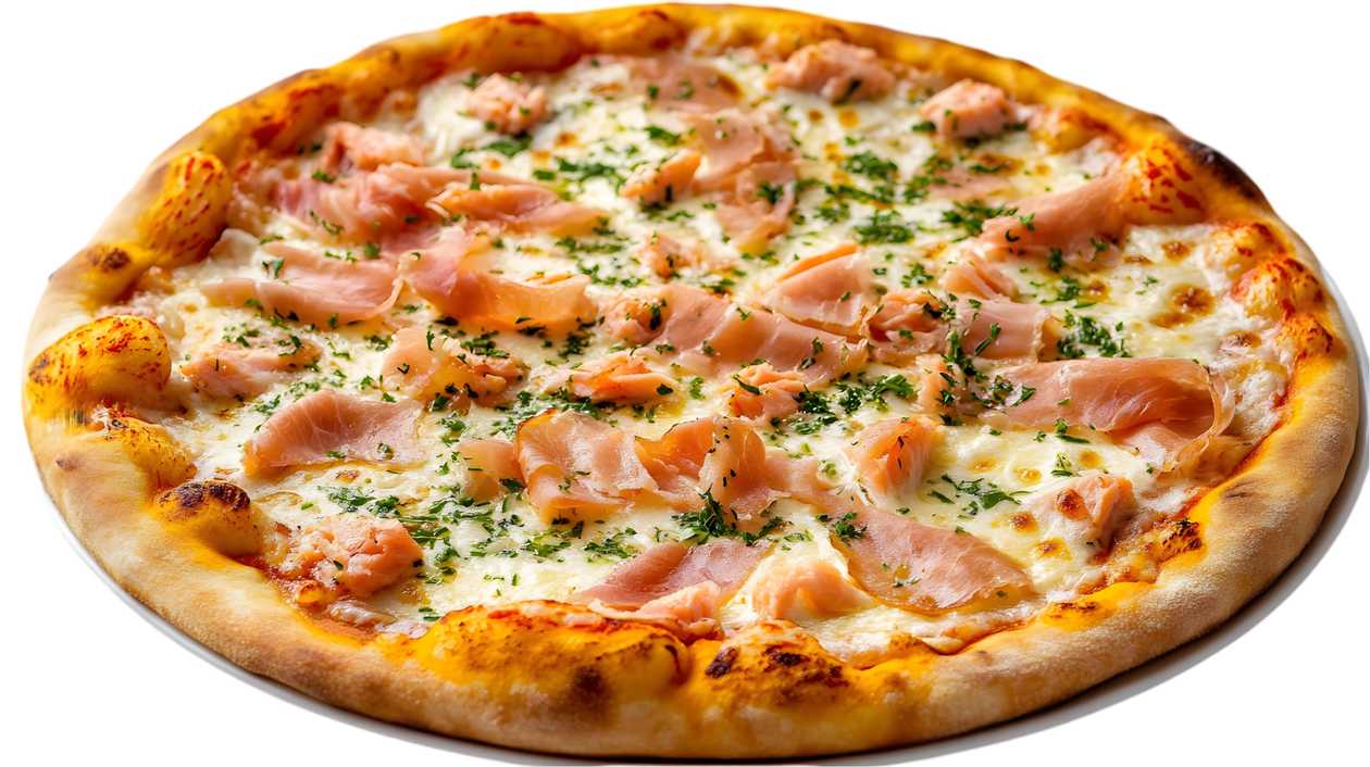 Lososová pizza