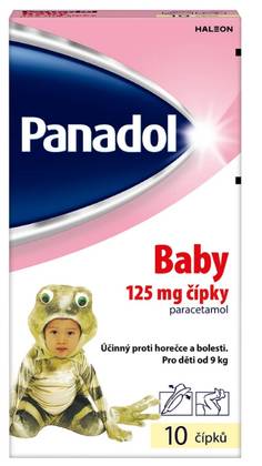 PANADOL BABY 125 mg Suppositories 10 pieces