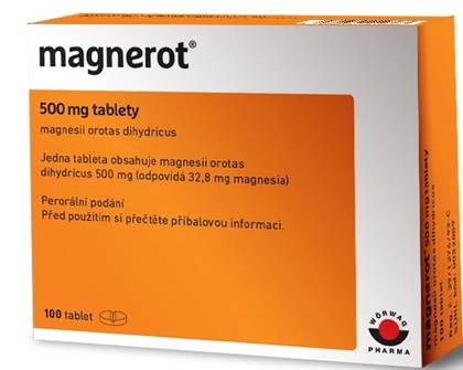 Magnerot 500 mg 100 tablets