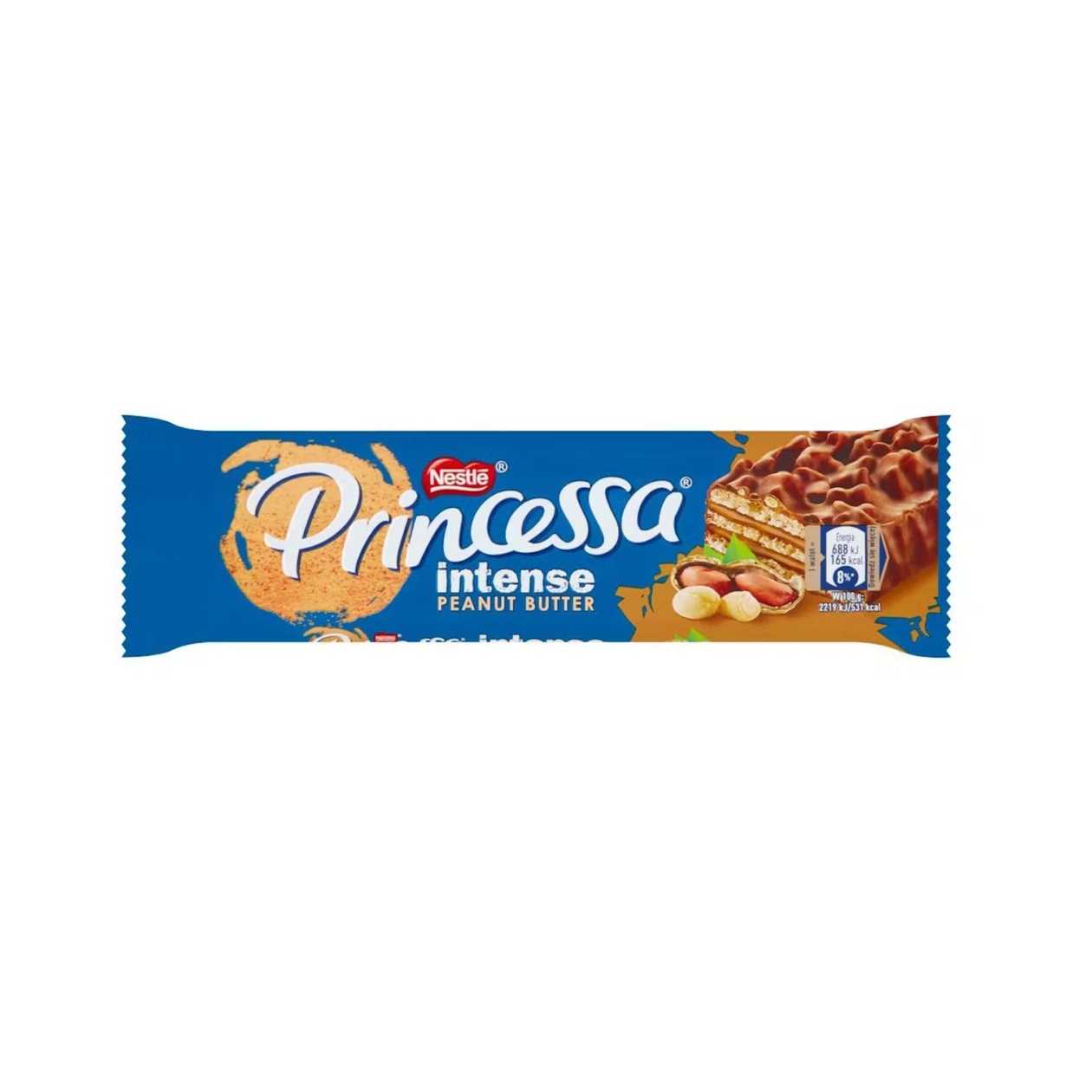 Vaflinis batonėlis PRINCESSA, riešutų sviesto skonio