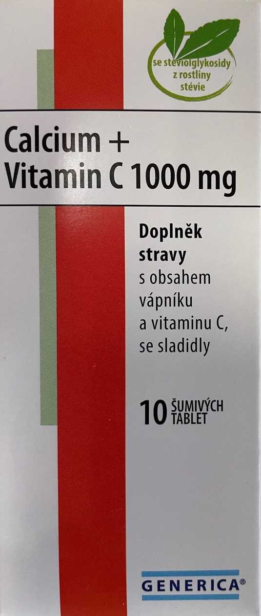 Generica Calcium + Vitamin C 1000mg