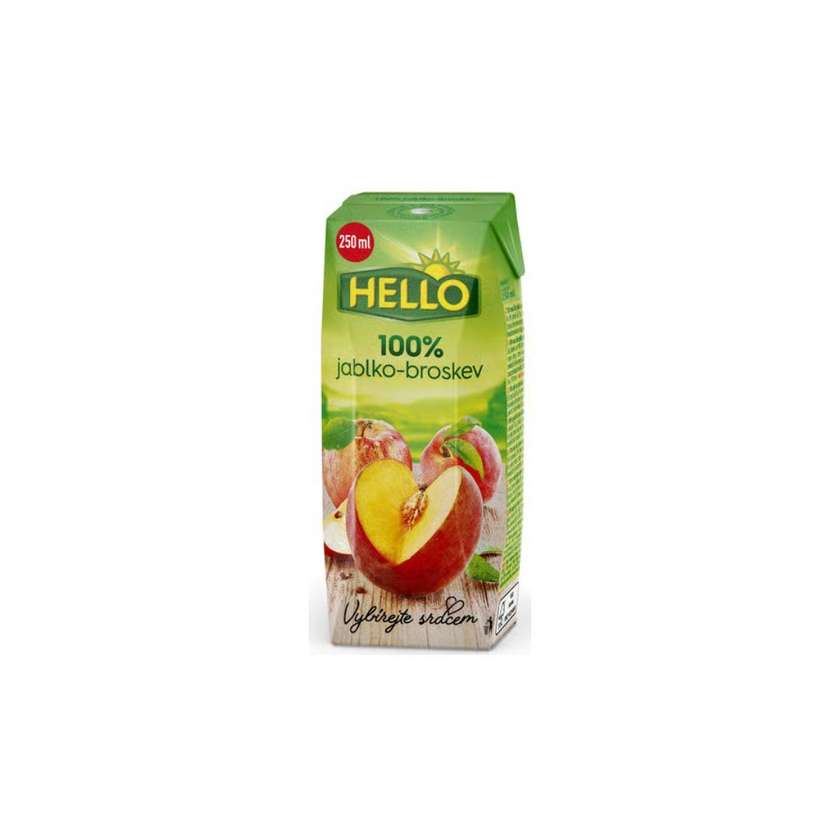 Sultys HELLO (obuolių ir persikų sk.)