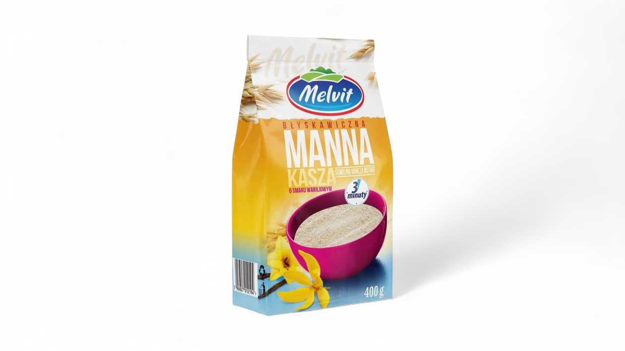"MELVIT" semolina wheat grits vanilla 400g