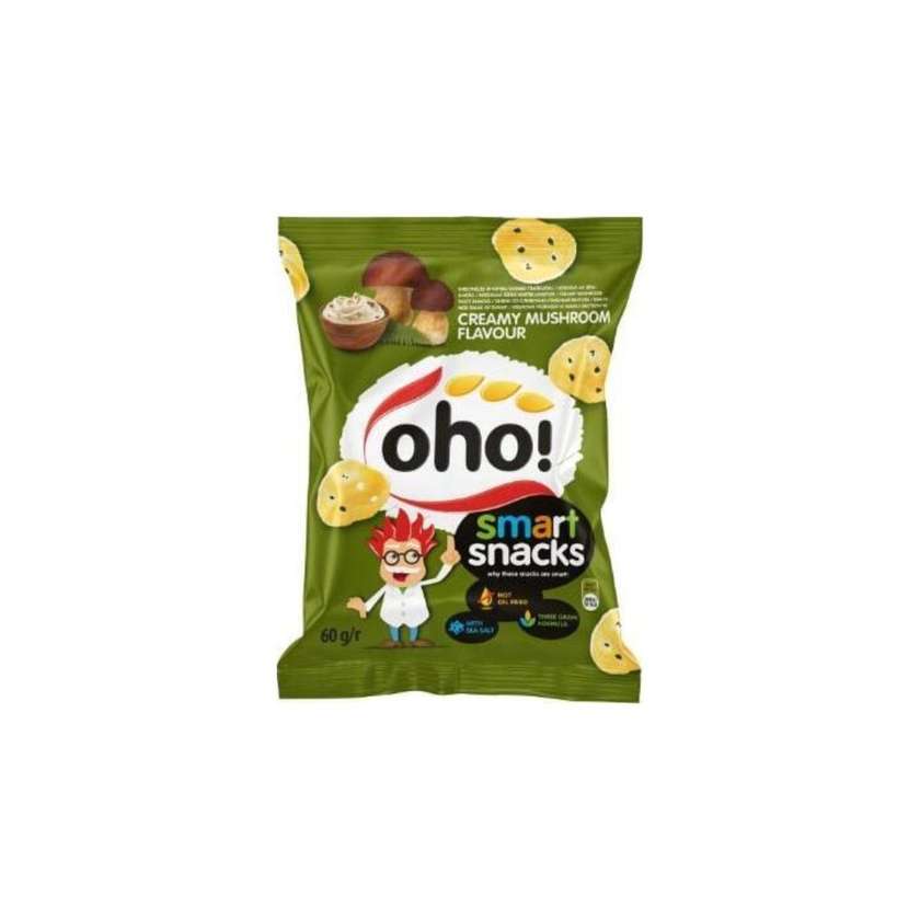 Traškučiai OHO, grietinėlės ir grybų skonio
