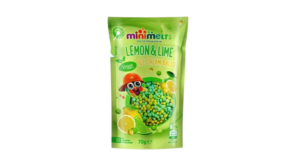 "MINIMELTS" ice cream with lemon-lime 70g