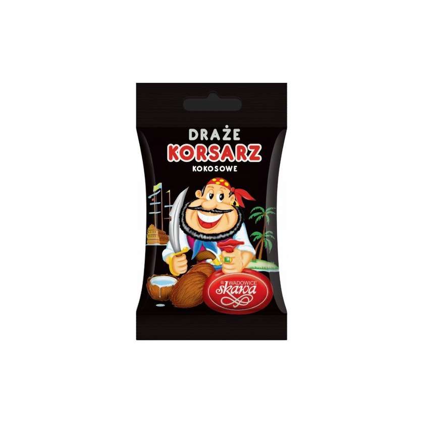 Dražė SKAWA korsarai, kokosų skonio