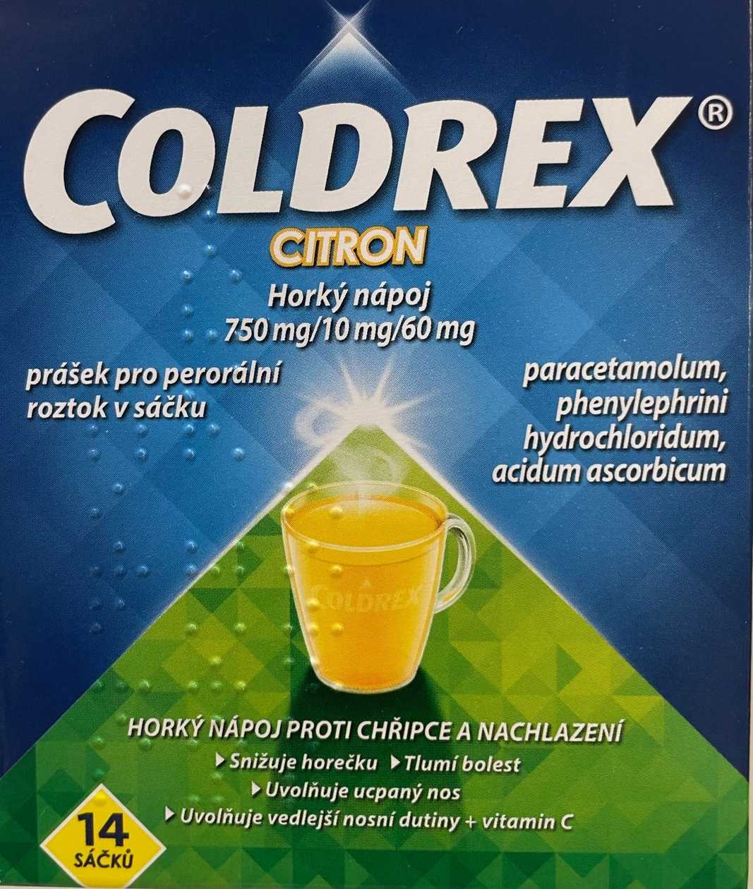 COLDREX HOT DRINK LEMON 14 sachets