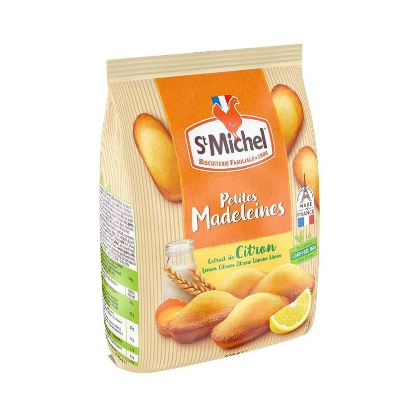French Madeleines with lemon flavor. 175 g. 10 pcs.