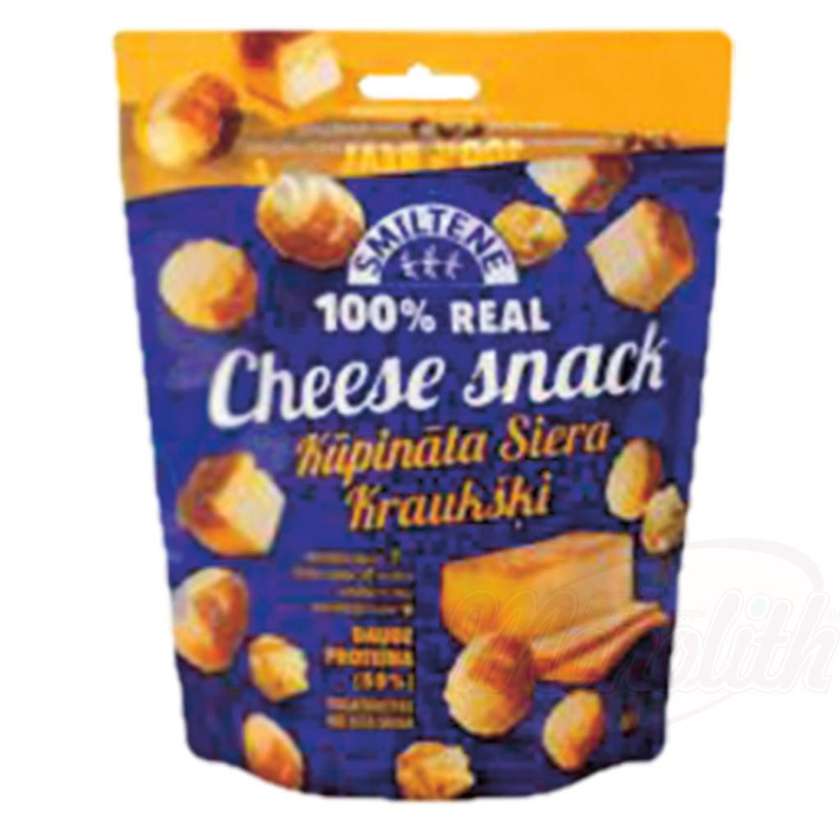 Σνακ από Αφράτο Τυρί "Smiltene" με Γεύση Καπνιστού Τυριού 60g (Κουτί 12)