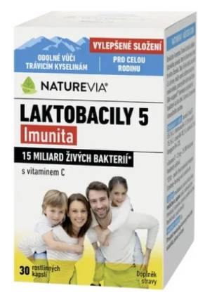 NatureVia Lactobacillus 5 Immunity 30 capsules