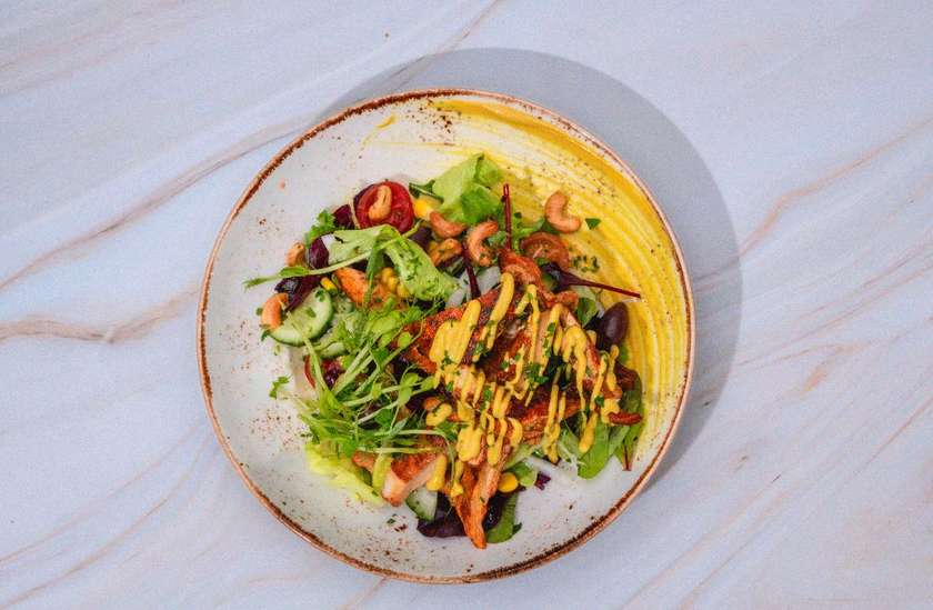 Cashew Paprika Chicken salad