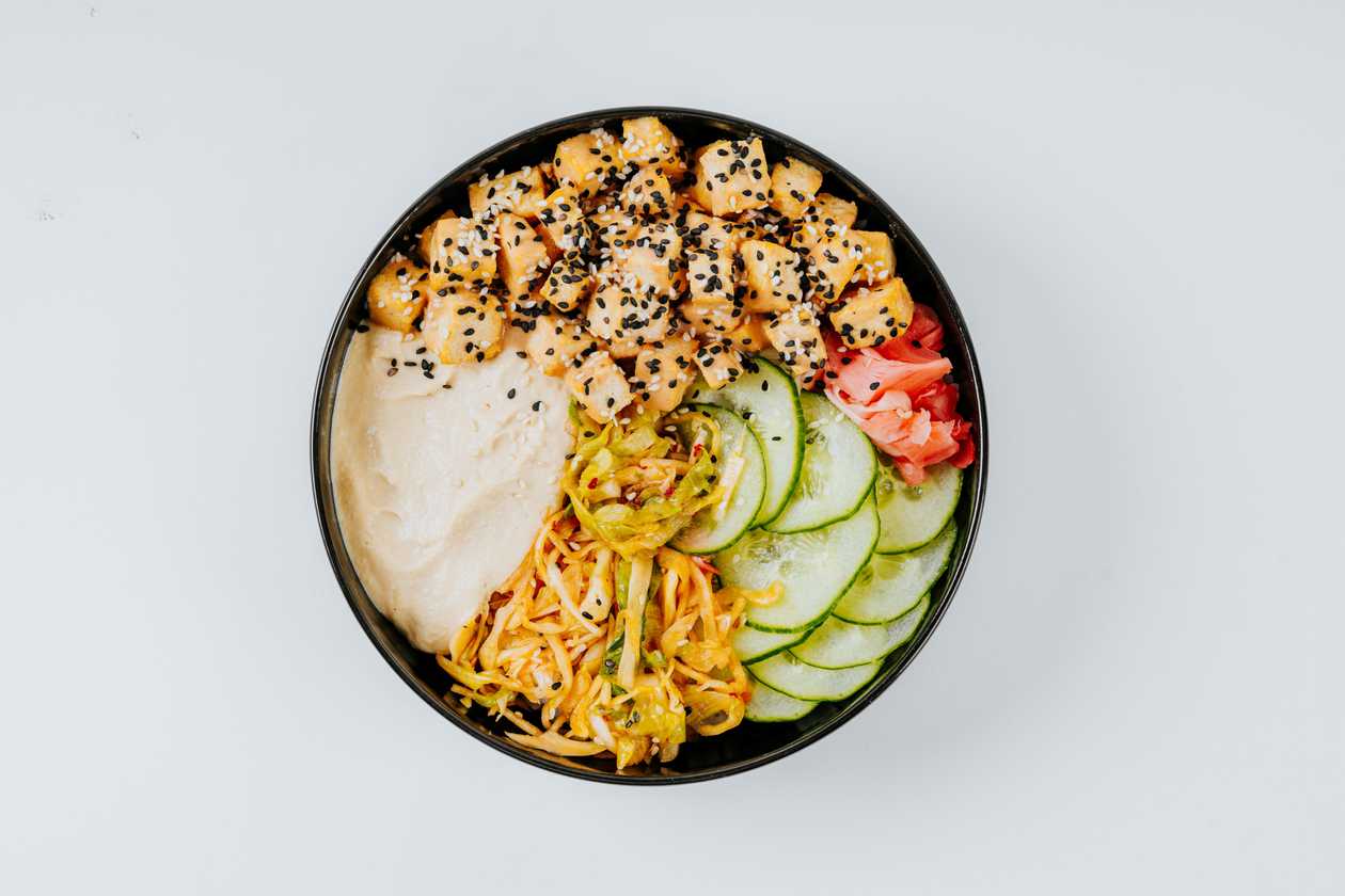 Tofu Peanut Poké