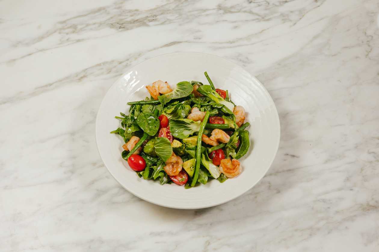 Shrimps and avocado salad 140gr