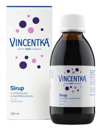 VINCENTKA SYRUP WITH PLANTAIN AND MOTHER-OF-THYME 200ML