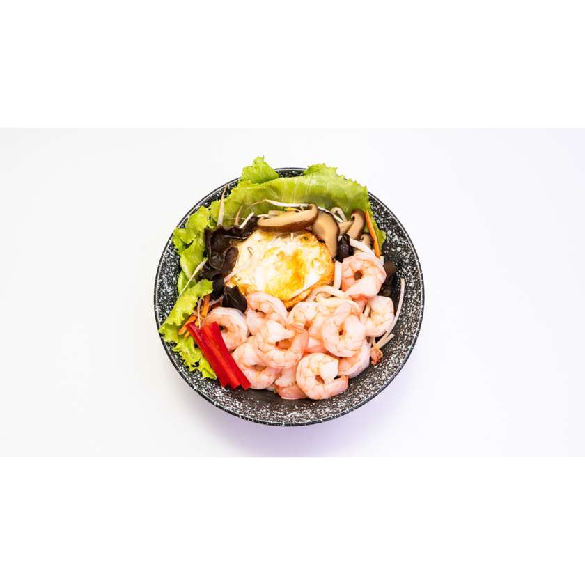 Udon Nudlová Polévka S Krevetami