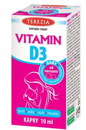 TEREZIA Vitamin D3 baby from birth 400 IU