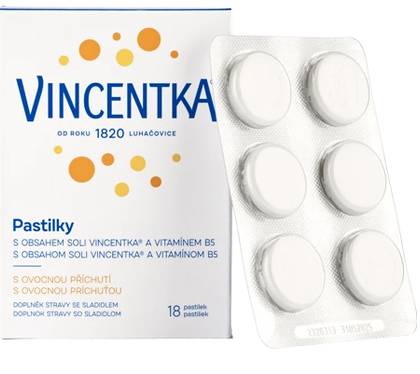 VINCENTKA FRUIT LOZENGES 18 PCS